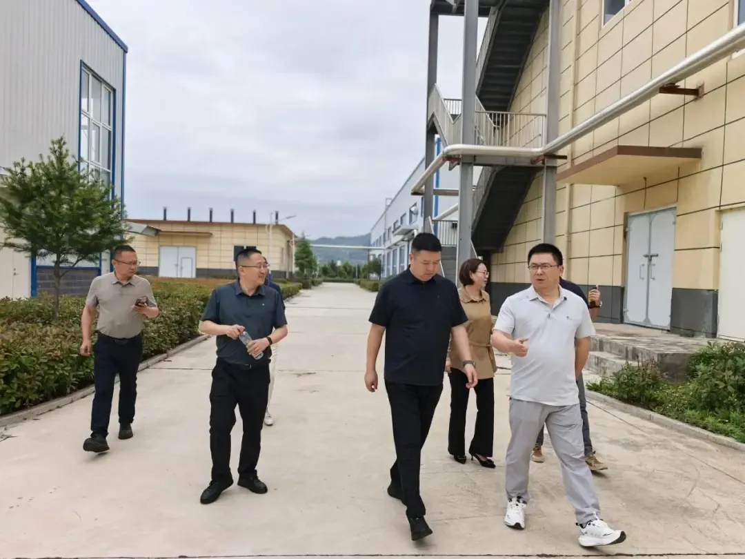 调研交流｜大英县常委一行莅临禾创智云三门峡工厂考察指导